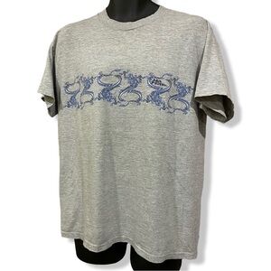 Vintage 90s/Y2K NO FEAR Wrap Around Dragon Graphic T-Shirt